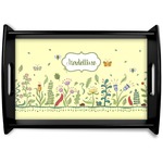 Nature Inspired Black Wooden Tray - Small (Personalized)