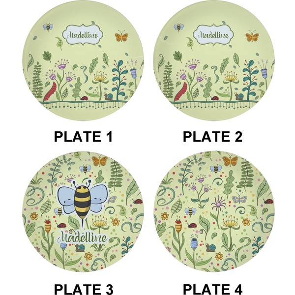 Nature & Flowers Set of Appetizer / Dessert Plates (Approval)