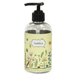 Nature Inspired Plastic Soap / Lotion Dispenser (8 oz - Small - Black) (Personalized)