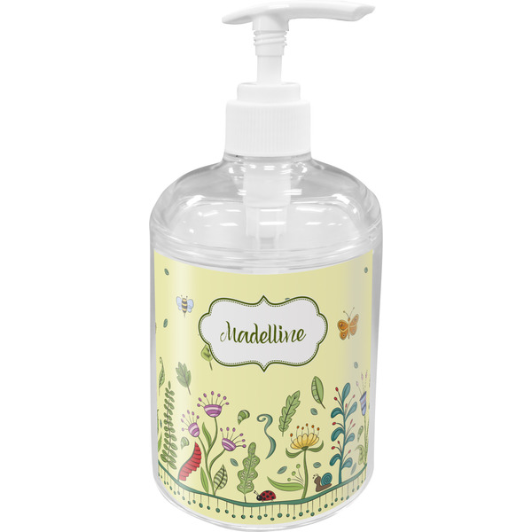 Custom Nature Inspired Acrylic Soap & Lotion Bottle (Personalized)