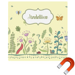 Nature Inspired Square Car Magnet - 10" (Personalized)