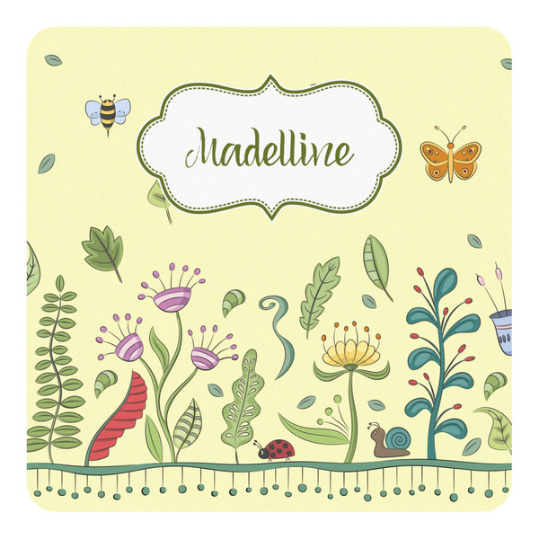 Custom Nature Inspired Square Decal - Large (Personalized)