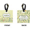Nature & Flowers Square Luggage Tag (Front + Back)