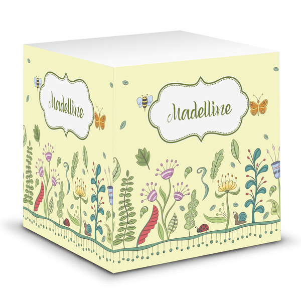 Custom Nature Inspired Sticky Note Cube (Personalized)