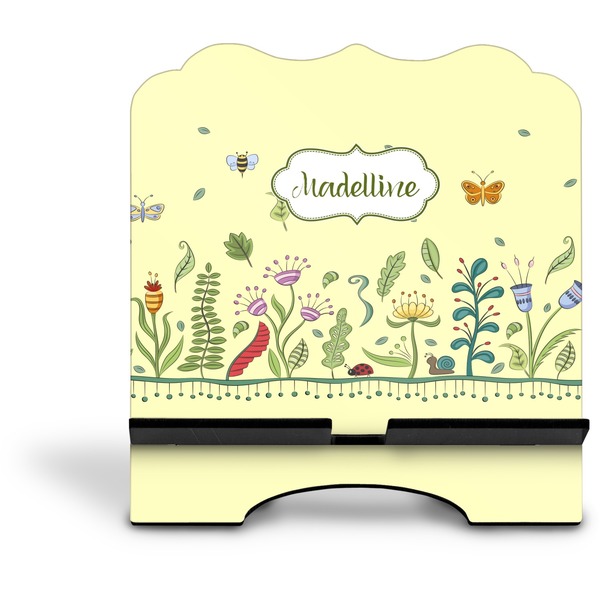 Nature & Flowers Stylized Tablet Stand - Front without iPad