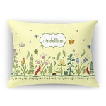 Nature Inspired Rectangular Throw Pillow Case - 12"x18" (Personalized)