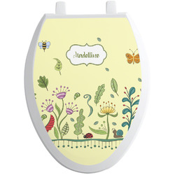 Nature Inspired Toilet Seat Decal - Elongated (Personalized)