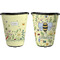 Nature & Flowers Trash Can Black - Front and Back - Apvl