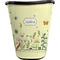 Nature & Flowers Trash Can Black