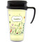 Nature Inspired Acrylic Travel Mug with Handle (Personalized)