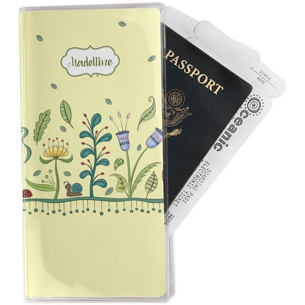 Custom Nature Inspired Travel Document Holder