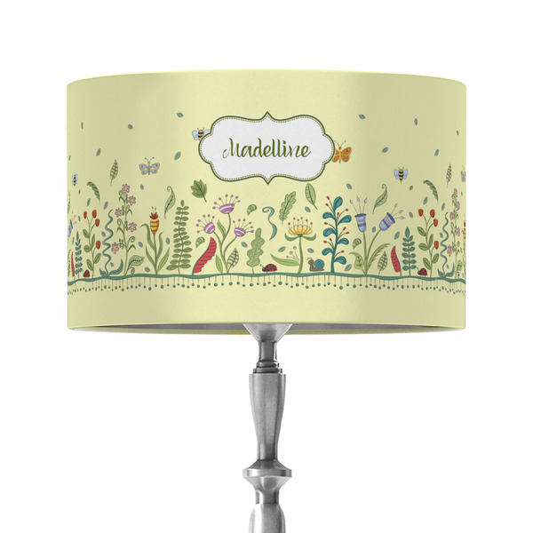 Custom Nature Inspired 12" Drum Lamp Shade - Fabric (Personalized)