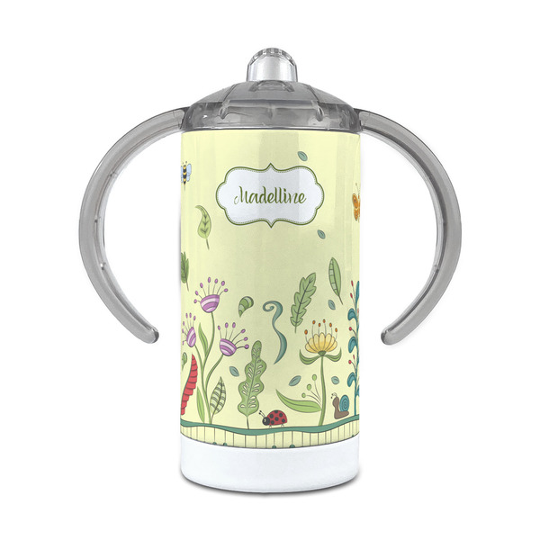 Custom Nature Inspired 12 oz Stainless Steel Sippy Cup (Personalized)