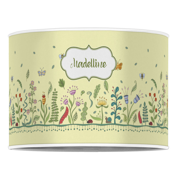 Nature Inspired 16" Drum Lampshade - FRONT (Poly Film)