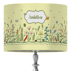 Nature Inspired 16" Drum Lamp Shade - Fabric (Personalized)