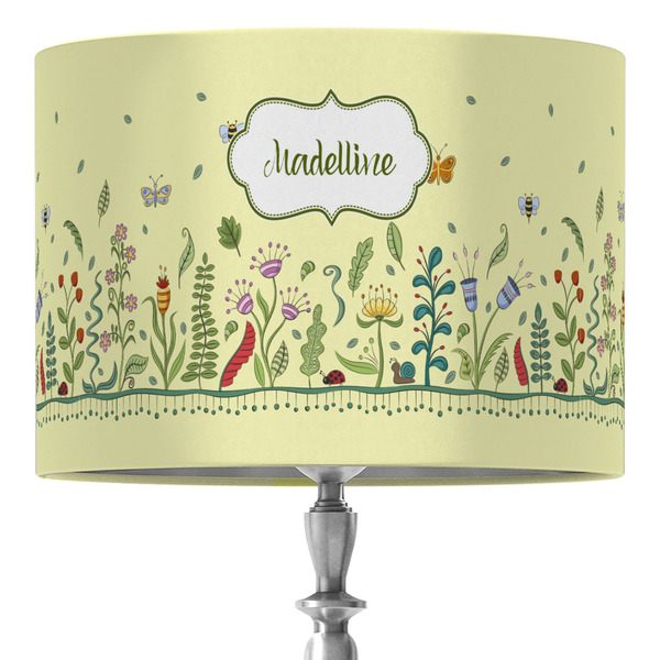 Custom Nature Inspired 16" Drum Lamp Shade - Fabric (Personalized)