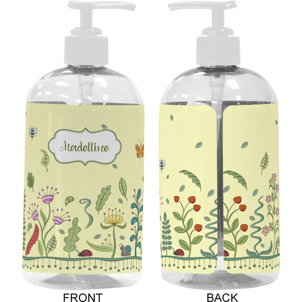 Nature Inspired 16 oz Plastic Liquid Dispenser- Approval- White