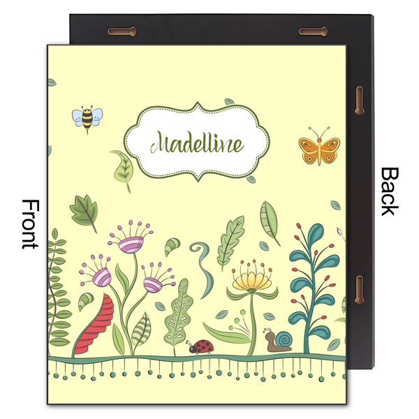 Nature Inspired 20x24 Wood Print - Front & Back View