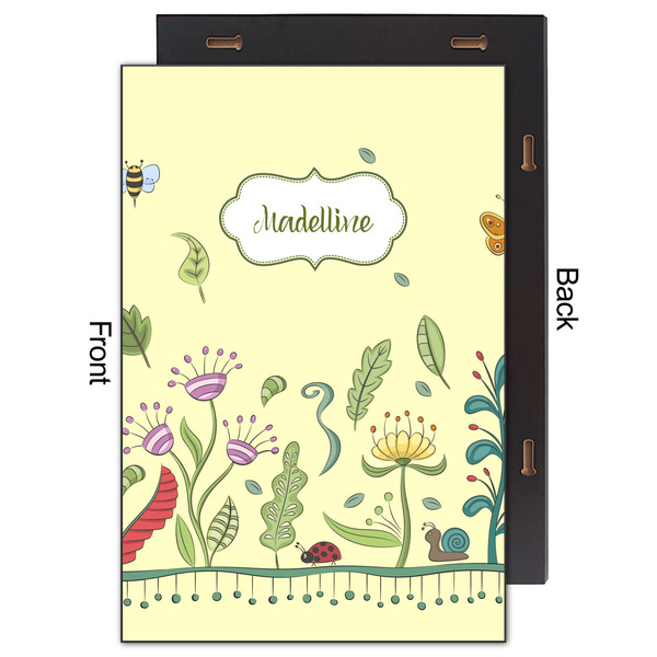 Nature Inspired 20x30 Wood Print - Front & Back View