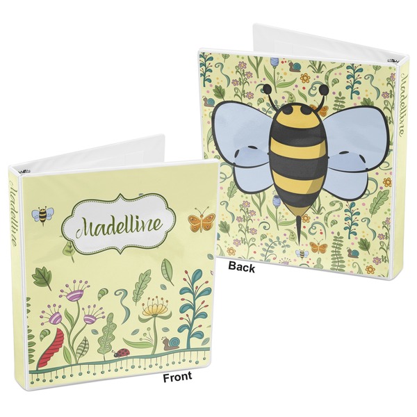 Nature Inspired 3-Ring Binder Front and Back