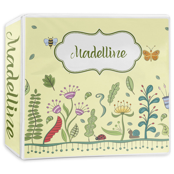 Custom Nature Inspired 3-Ring Binder - 3 inch (Personalized)