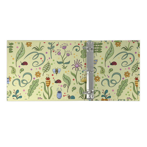 Nature Inspired 3 Ring Binders - Full Wrap - 2" - OPEN INSIDE