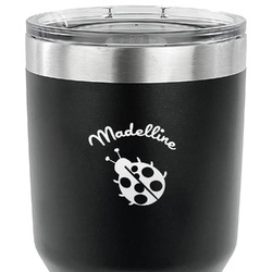 Nature Inspired 30 oz Stainless Steel Tumbler - Black - Single Sided (Personalized)