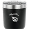 Nature Inspired 30 oz Stainless Steel Ringneck Tumbler - Black - CLOSE UP