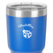 Nature Inspired 30 oz Stainless Steel Ringneck Tumbler - Blue - Close Up
