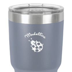 Nature Inspired 30 oz Stainless Steel Tumbler - Grey - Single-Sided (Personalized)
