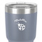 Nature Inspired 30 oz Stainless Steel Ringneck Tumbler - Grey - Close Up