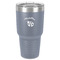 Nature Inspired 30 oz Stainless Steel Ringneck Tumbler - Grey - Front