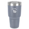 Nature Inspired 30 oz Stainless Steel Tumbler - Grey - Single-Sided (Personalized)
