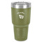 Nature Inspired 30 oz Stainless Steel Ringneck Tumbler - Olive - Front
