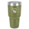 Nature Inspired 30 oz Stainless Steel Tumbler - Olive - Single-Sided (Personalized)