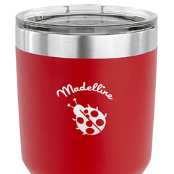 Nature Inspired 30 oz Stainless Steel Tumbler - Red - Double Sided (Personalized)