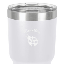 Nature Inspired 30 oz Stainless Steel Tumbler - White - Single-Sided (Personalized)