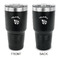Nature Inspired 30 oz Stainless Steel Ringneck Tumblers - Black - Double Sided - APPROVAL