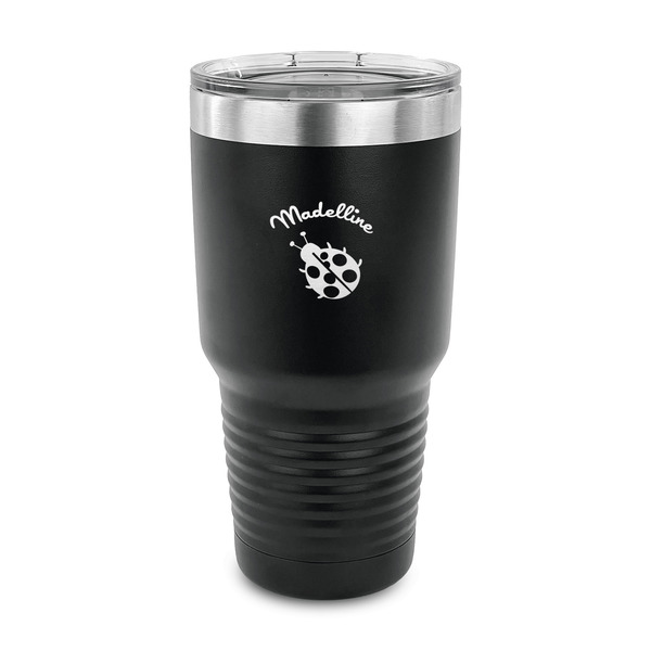 Custom Nature Inspired 30 oz Stainless Steel Tumbler - Black - Single Sided (Personalized)