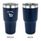 Nature Inspired 30 oz Stainless Steel Ringneck Tumblers - Navy - Single Sided - APPROVAL