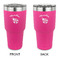 Nature Inspired 30 oz Stainless Steel Tumbler - Pink - Double Sided (Personalized)