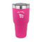 Nature Inspired 30 oz Stainless Steel Ringneck Tumblers - Pink - FRONT