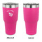 Nature Inspired 30 oz Stainless Steel Ringneck Tumblers - Pink - Single Sided - APPROVAL