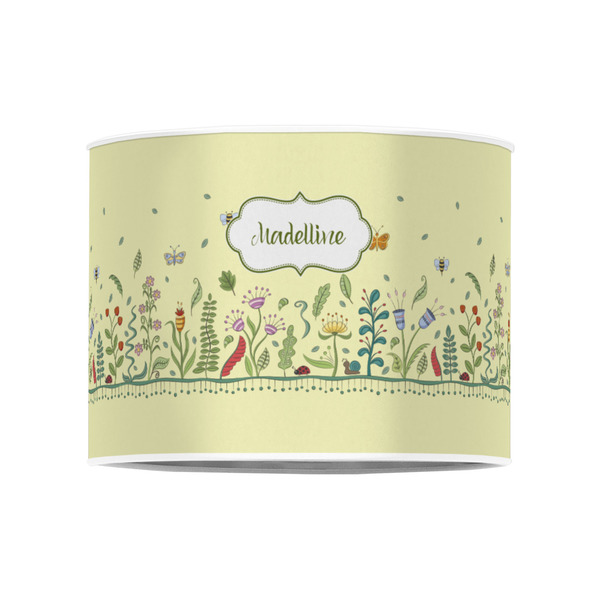 Nature Inspired 8" Drum Lampshade - FRONT (Poly Film)