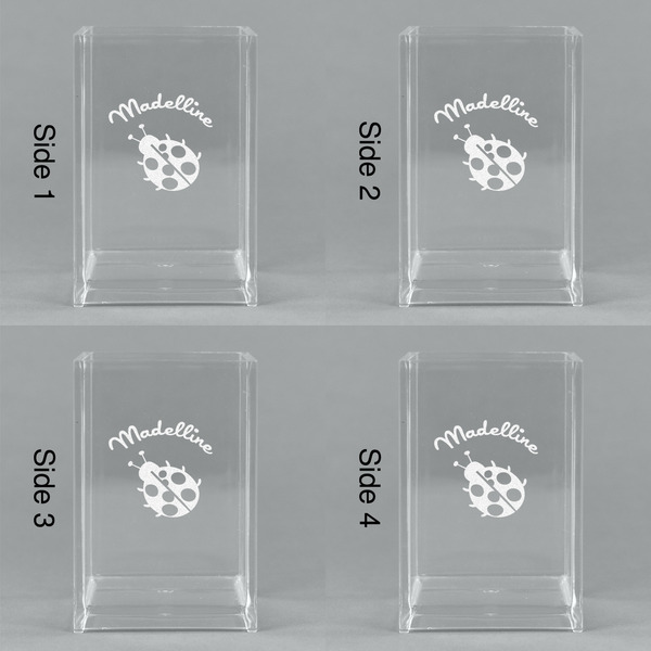 Nature Inspired Acrylic Pen Holder - All Sides