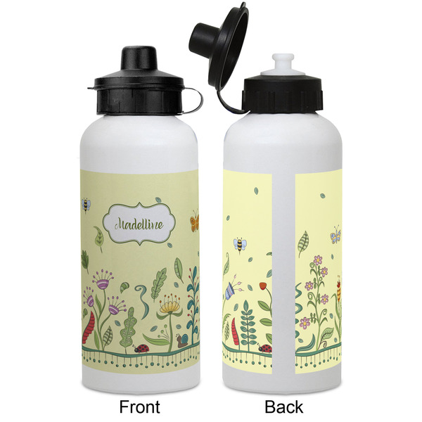 Nature Inspired Aluminum Water Bottle - White APPROVAL