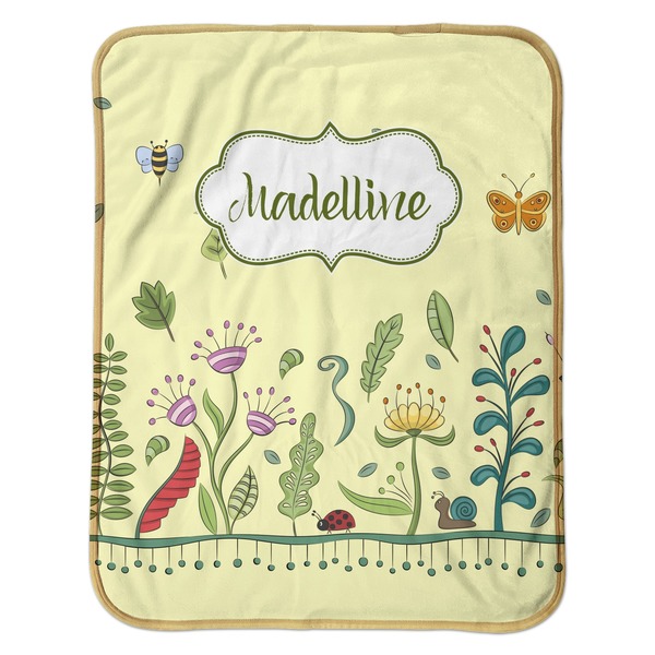Nature Inspired Baby Sherpa Blanket - Flat