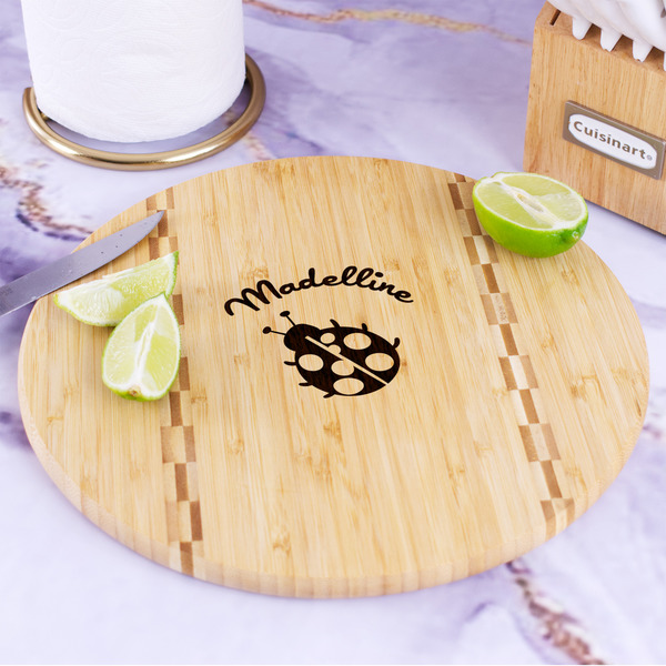 Nature Inspired Bamboo Cutting Board - In Context