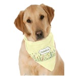 Nature Inspired Dog Bandana Scarf w/ Name or Text