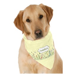 Nature Inspired Dog Bandana Scarf w/ Name or Text